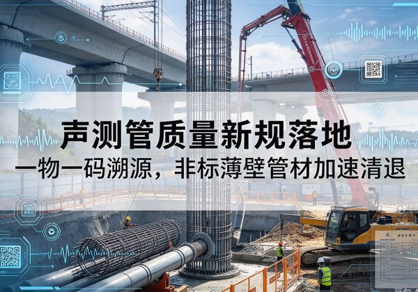 西和声测管质量新规落地，一物一码溯源，非标薄壁管材加速清退